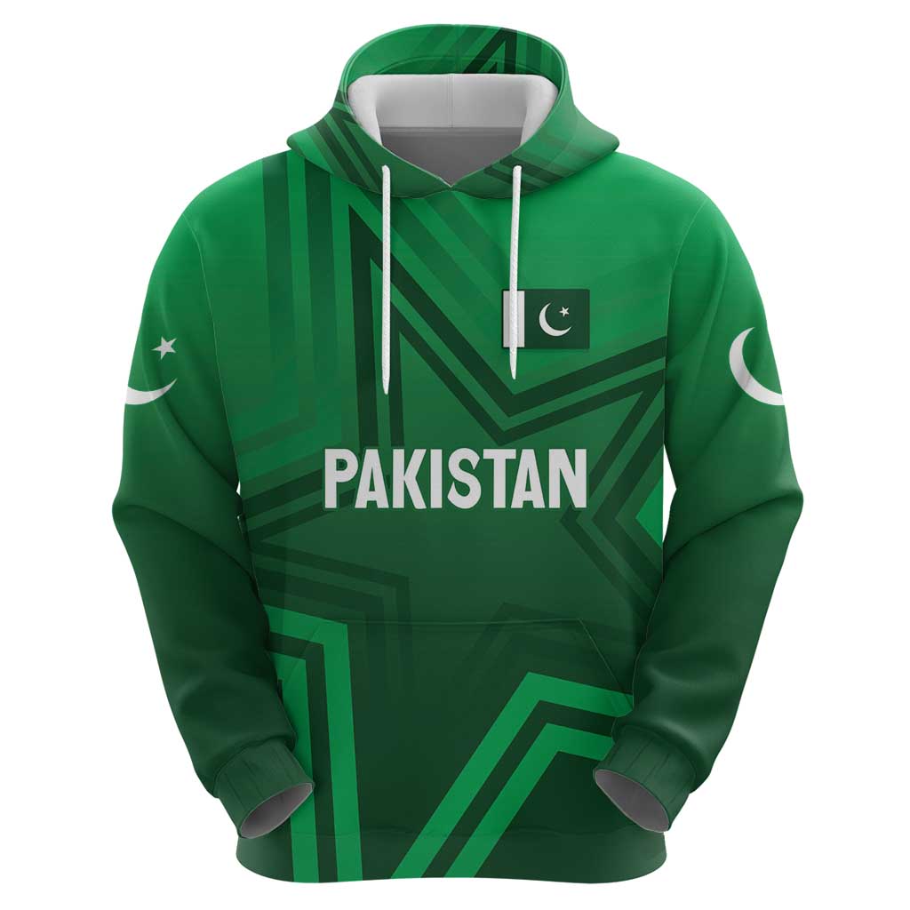 Pakistan Cricket World Cup 2024 Hoodie Star Jersey Inspired LT7