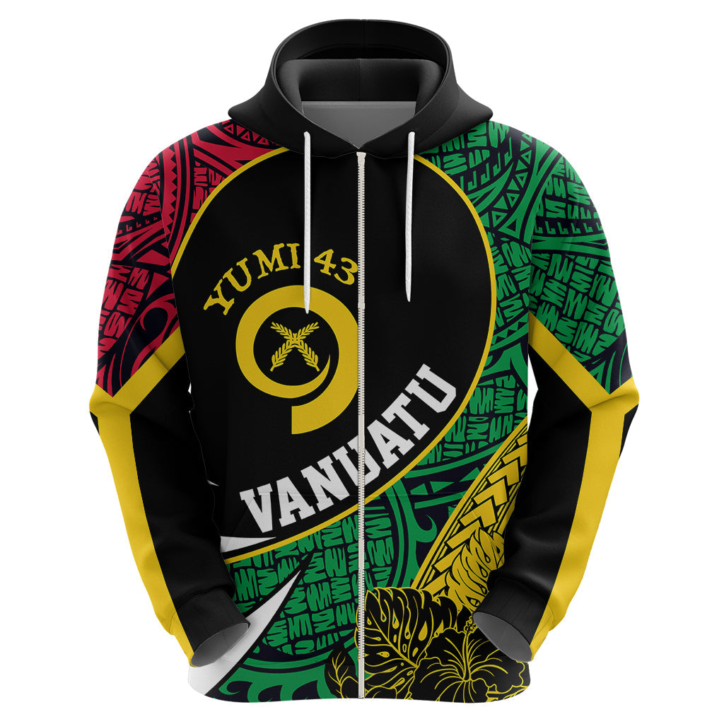 Personalised Vanuatu Hoodie Independence Day Yumi 43 LT7