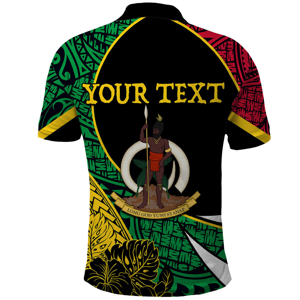 Personalised Vanuatu Polo Shirt Independence Day Yumi 43 LT7