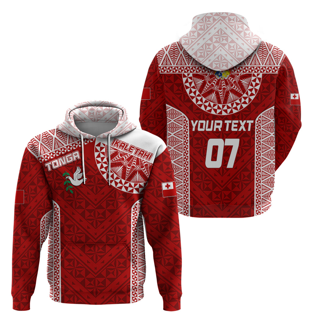 Personalised Tonga Rugby Hoodie Ikale Tahi Champions World Cup 2023 LT7