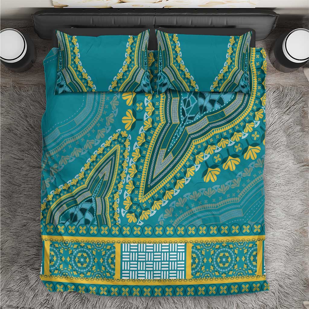 Dashiki Bedding Set Luxury Afro - Teal LT7