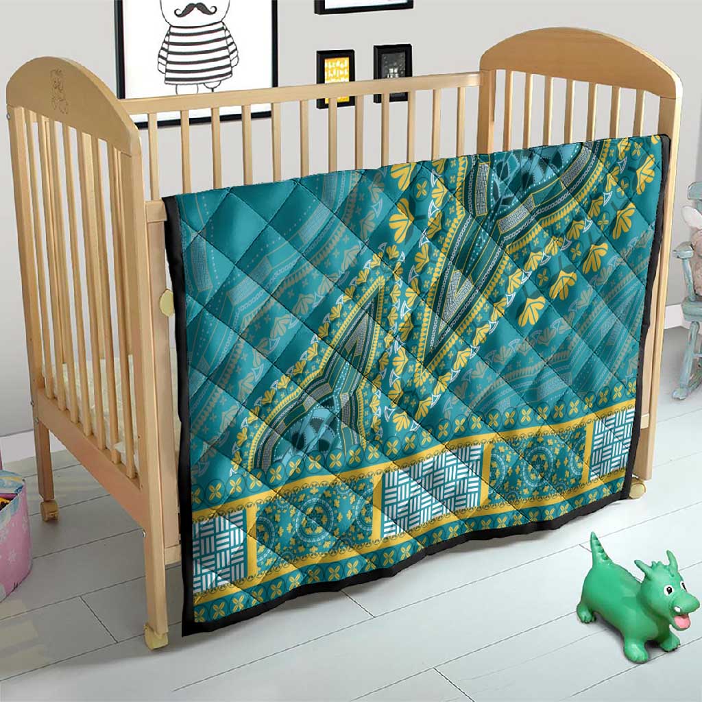 Dashiki Quilt Luxury Afro - Teal LT7