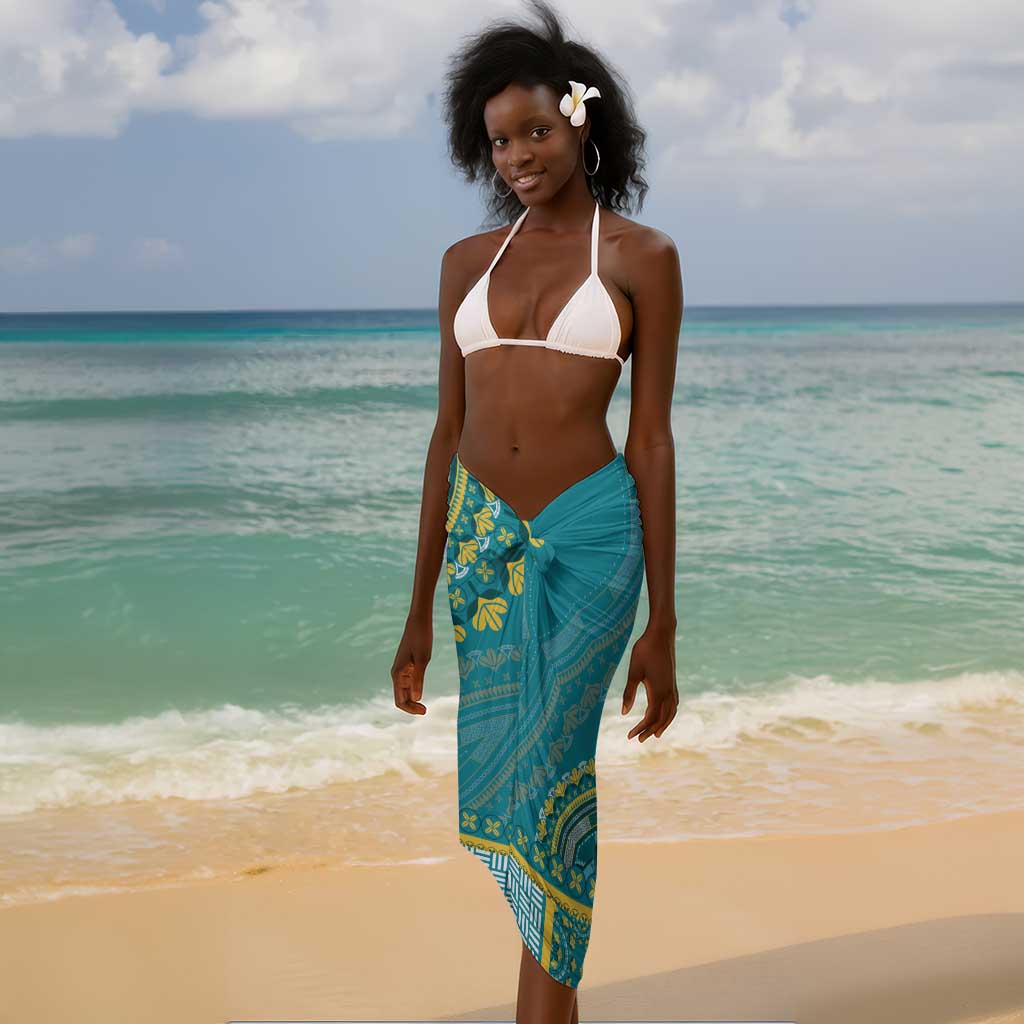 Dashiki Sarong Luxury Afro - Teal LT7