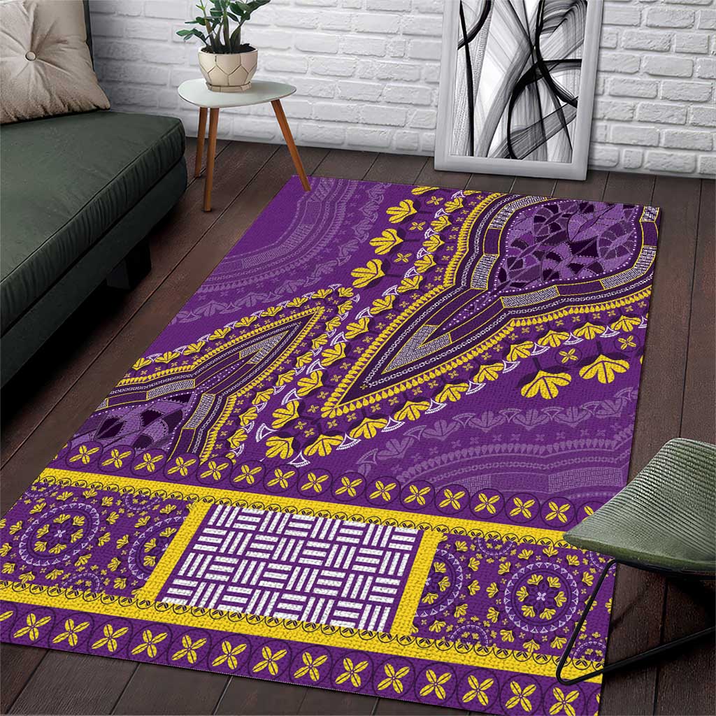 Dashiki Area Rug Luxury Afro - Violet LT7