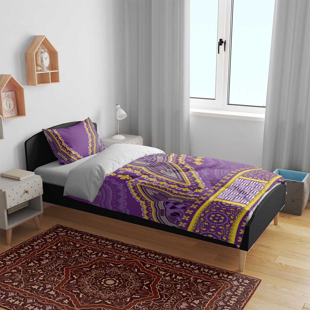 Dashiki Bedding Set Luxury Afro - Violet LT7