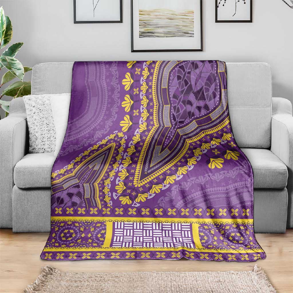 Dashiki Blanket Luxury Afro - Violet LT7