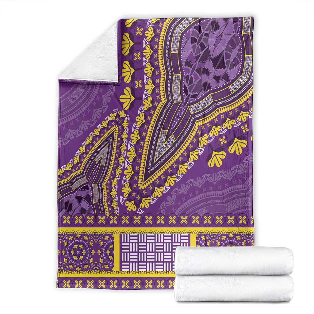 Dashiki Blanket Luxury Afro - Violet LT7