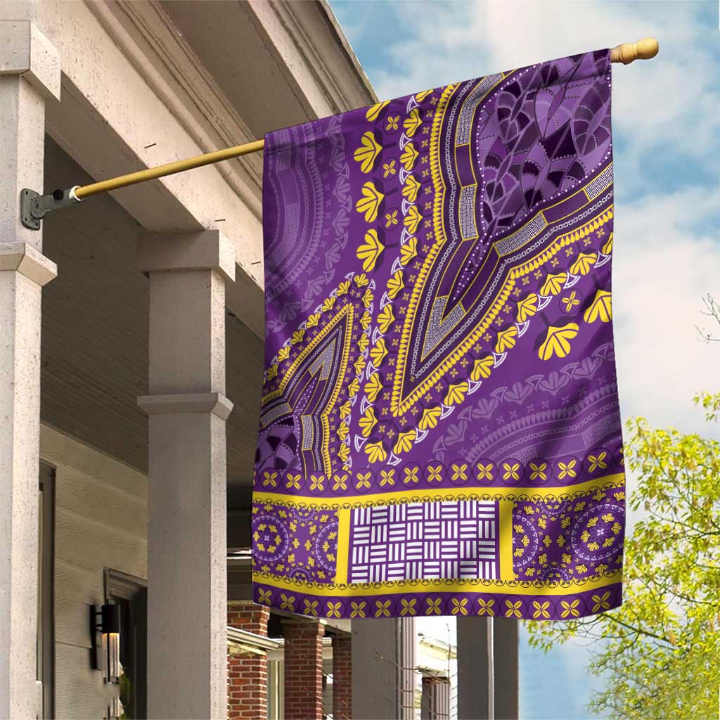 Dashiki Garden Flag Luxury Afro - Violet LT7