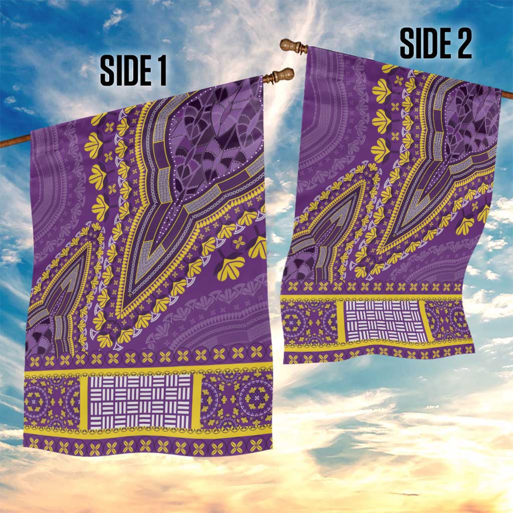 Dashiki Garden Flag Luxury Afro - Violet LT7