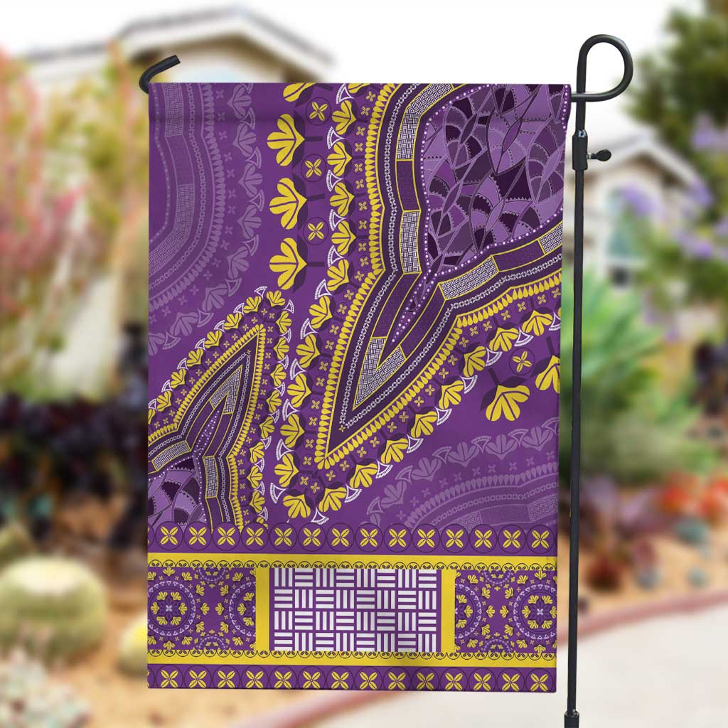 Dashiki Garden Flag Luxury Afro - Violet LT7