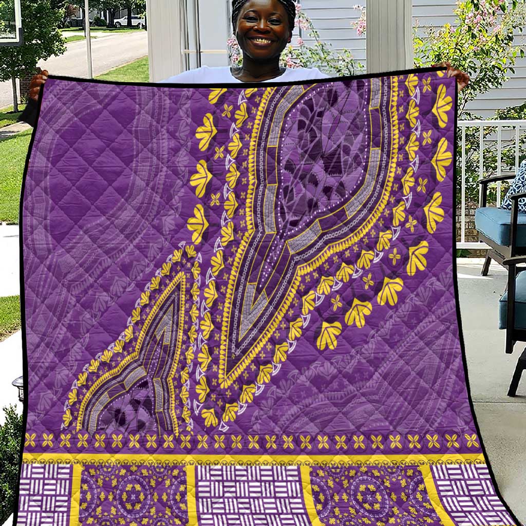Dashiki Quilt Luxury Afro - Violet LT7