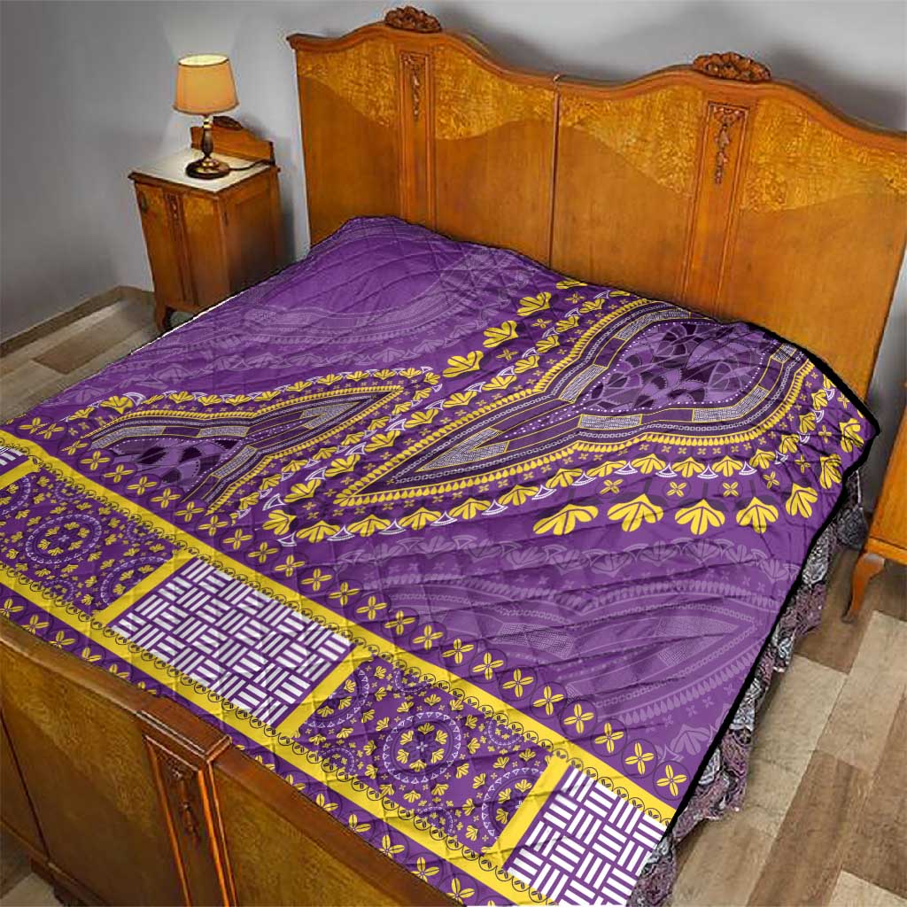 Dashiki Quilt Luxury Afro - Violet LT7