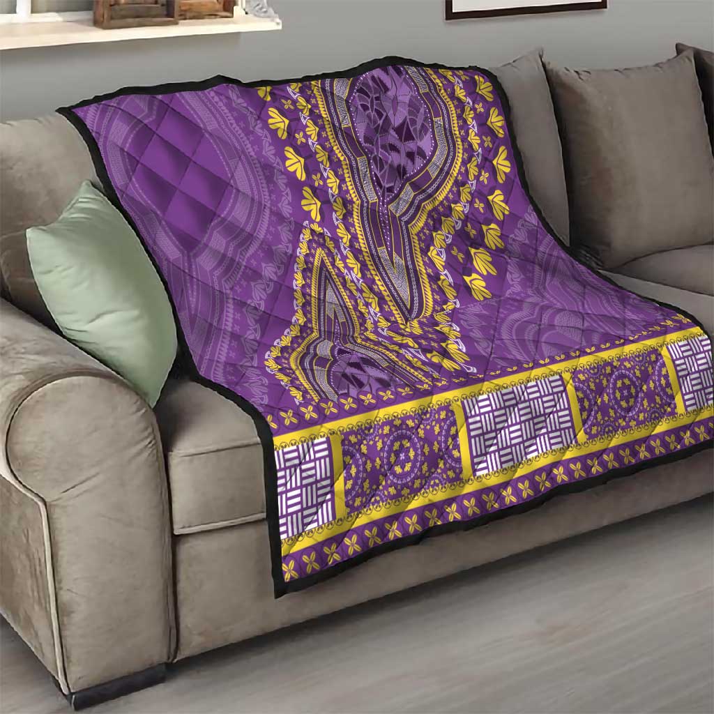 Dashiki Quilt Luxury Afro - Violet LT7