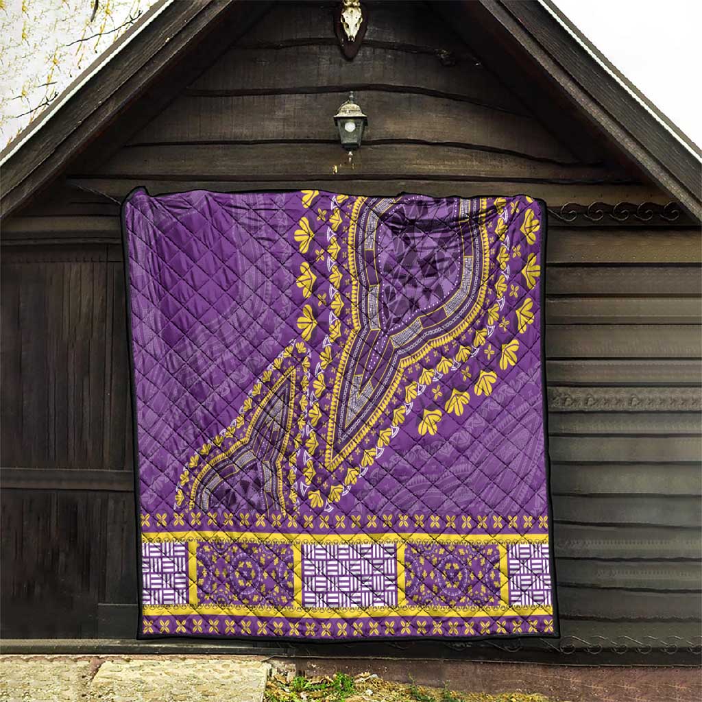 Dashiki Quilt Luxury Afro - Violet LT7