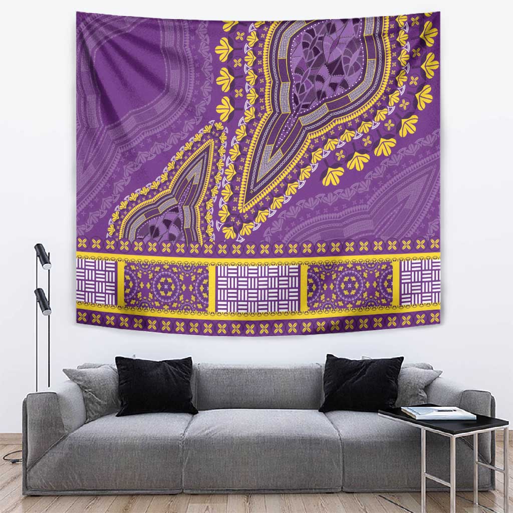 Dashiki Tapestry Luxury Afro - Violet LT7