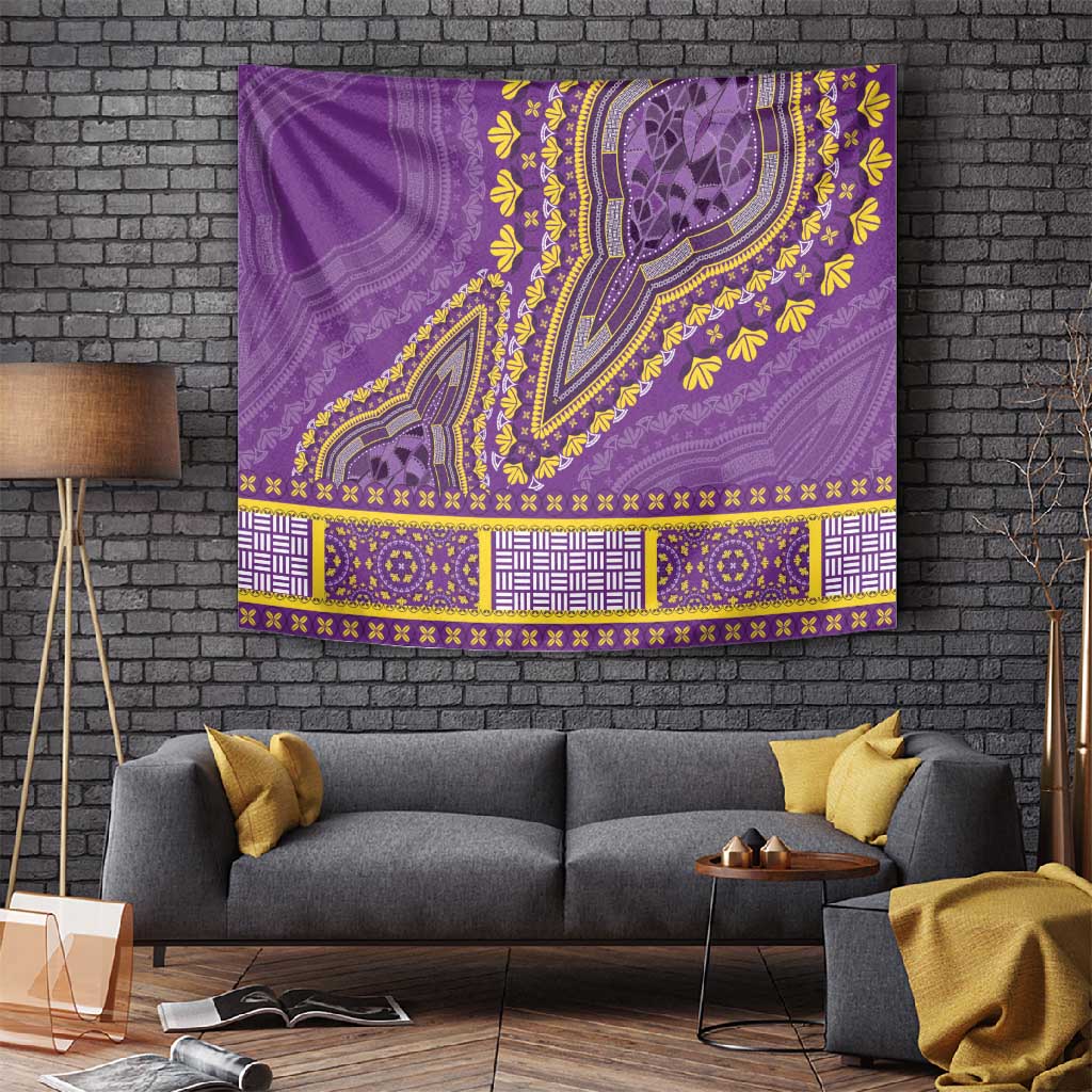 Dashiki Tapestry Luxury Afro - Violet LT7