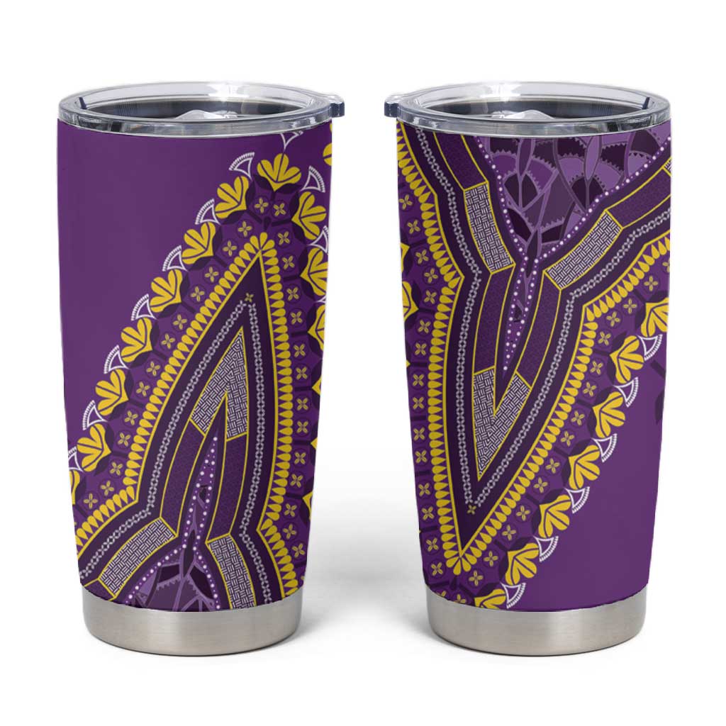 Dashiki Tumbler Cup Luxury Afro - Violet LT7