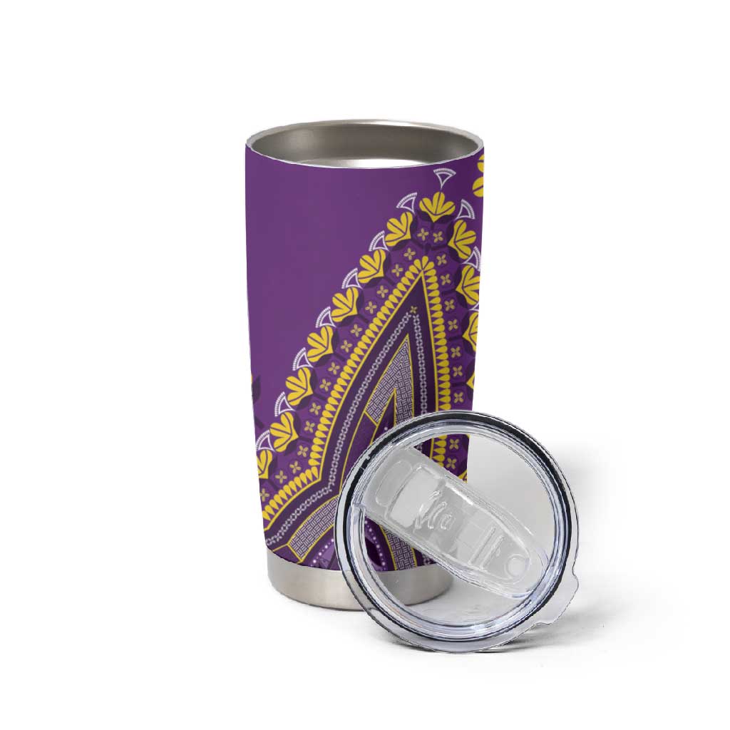 Dashiki Tumbler Cup Luxury Afro - Violet LT7