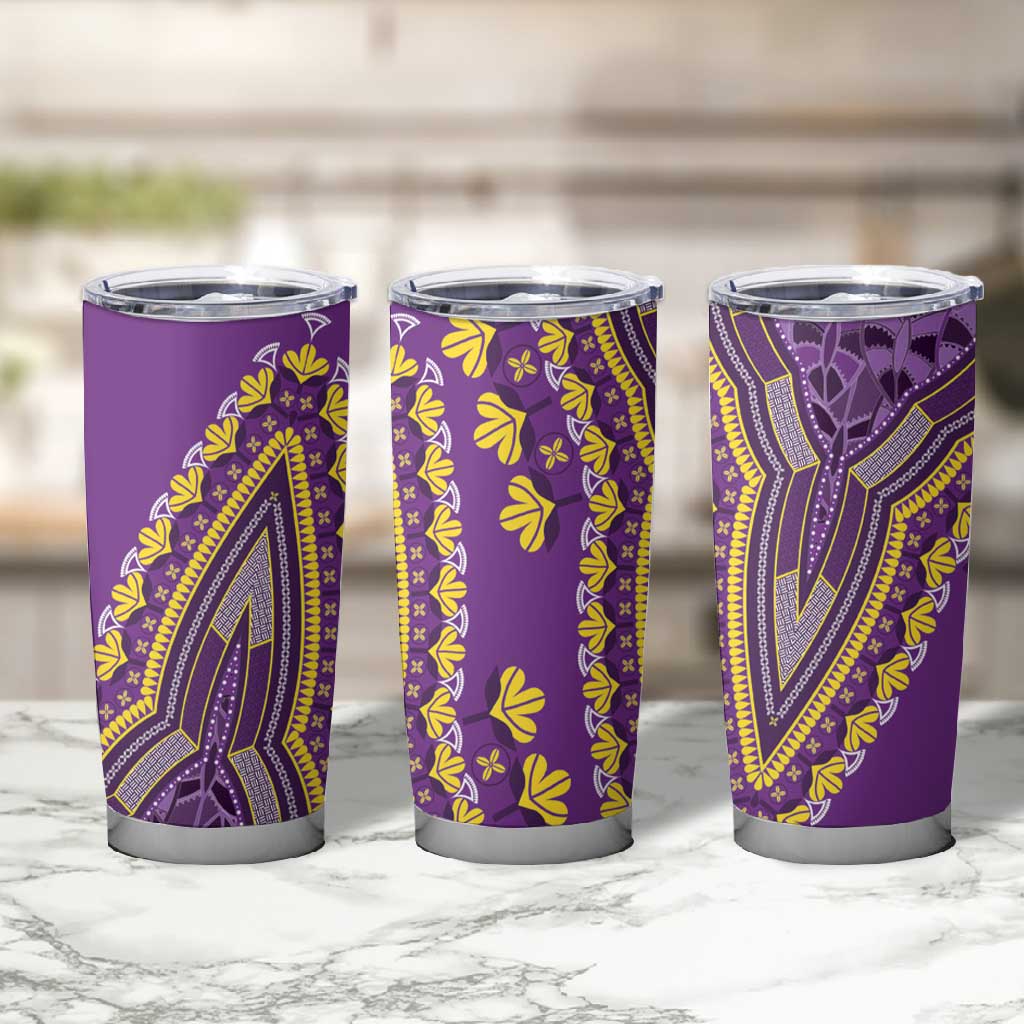 Dashiki Tumbler Cup Luxury Afro - Violet LT7