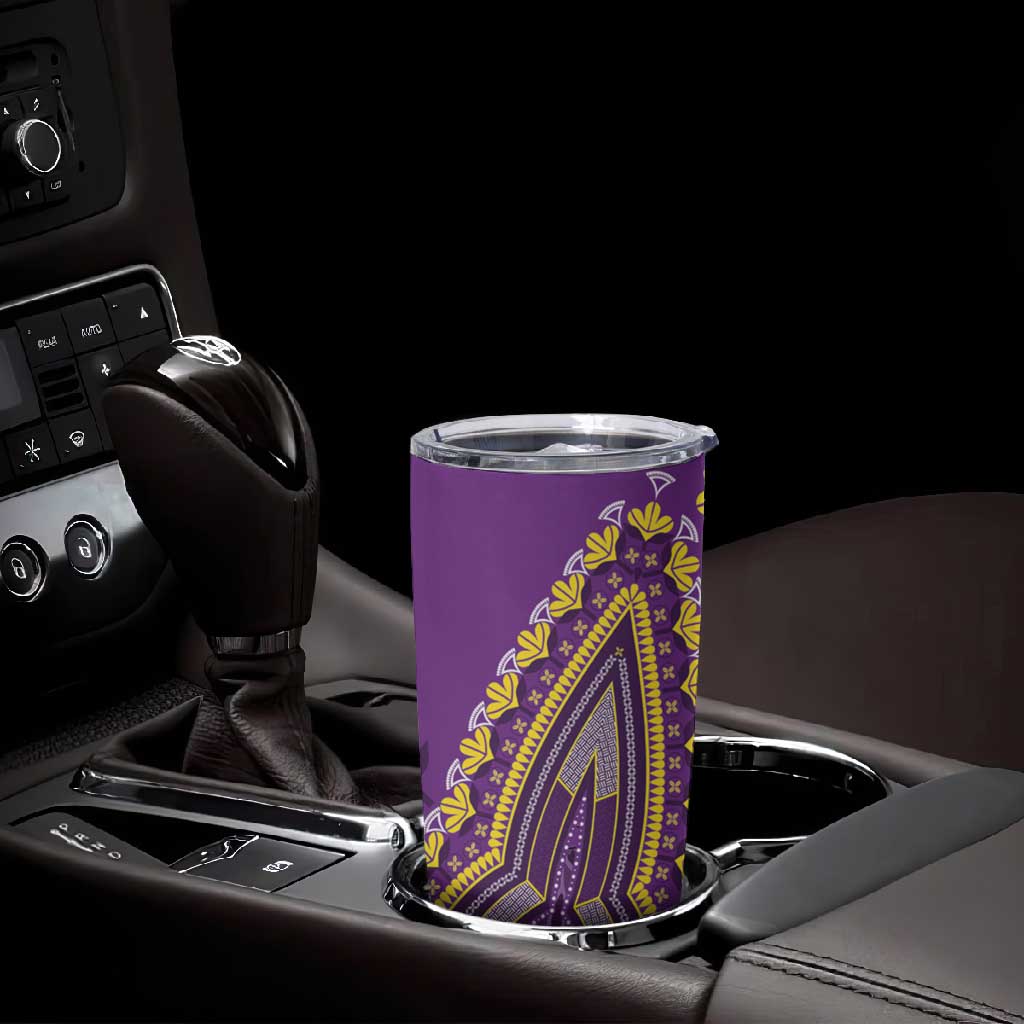 Dashiki Tumbler Cup Luxury Afro - Violet LT7