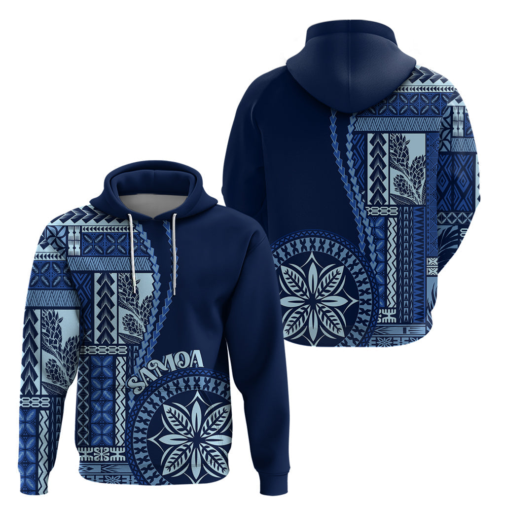 Samoa Siapo Motif Hoodie Classic Style - Bue Ver LT7