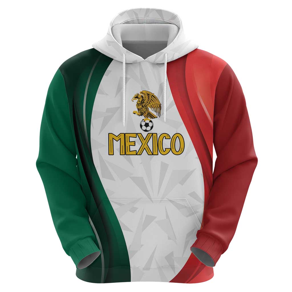 Custom Mexico Football Hoodie El Tricolor Viva Champions LT7