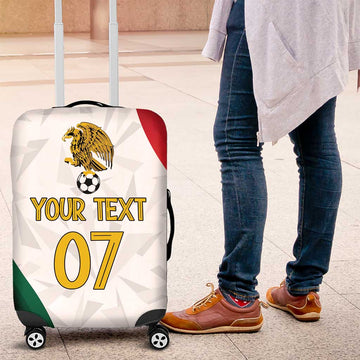 Custom Mexico Football Luggage Cover El Tricolor Viva Champions LT7