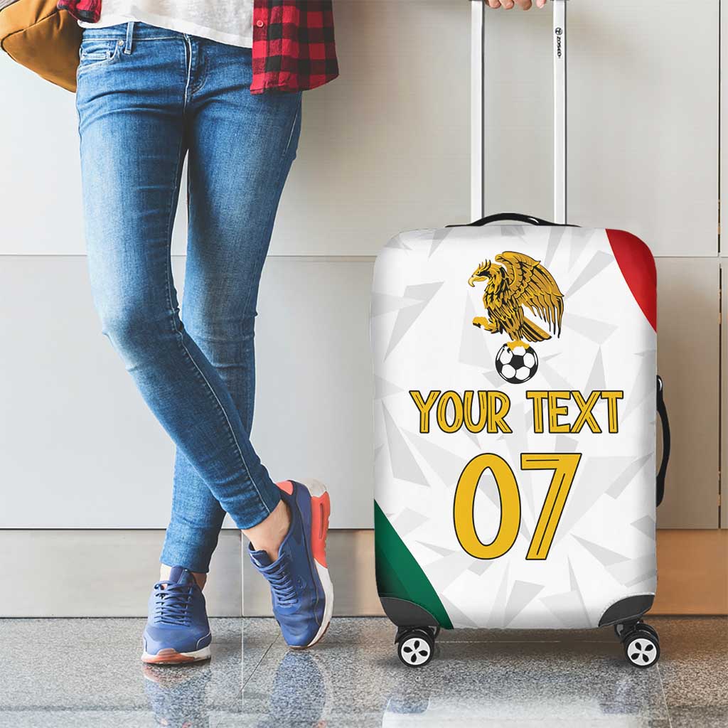 Custom Mexico Football Luggage Cover El Tricolor Viva Champions LT7
