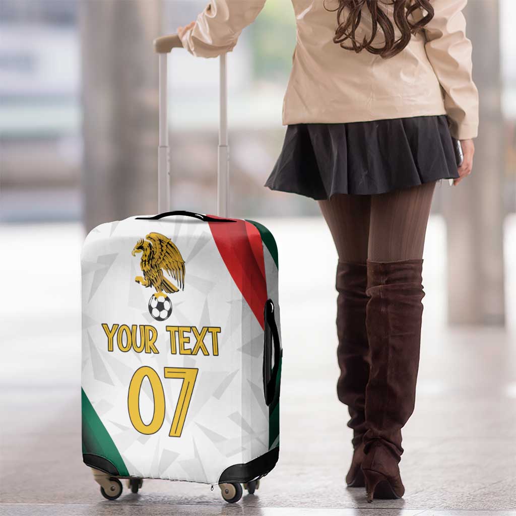 Custom Mexico Football Luggage Cover El Tricolor Viva Champions LT7