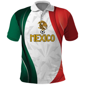 Custom Mexico Football Polo Shirt El Tricolor Viva Champions LT7