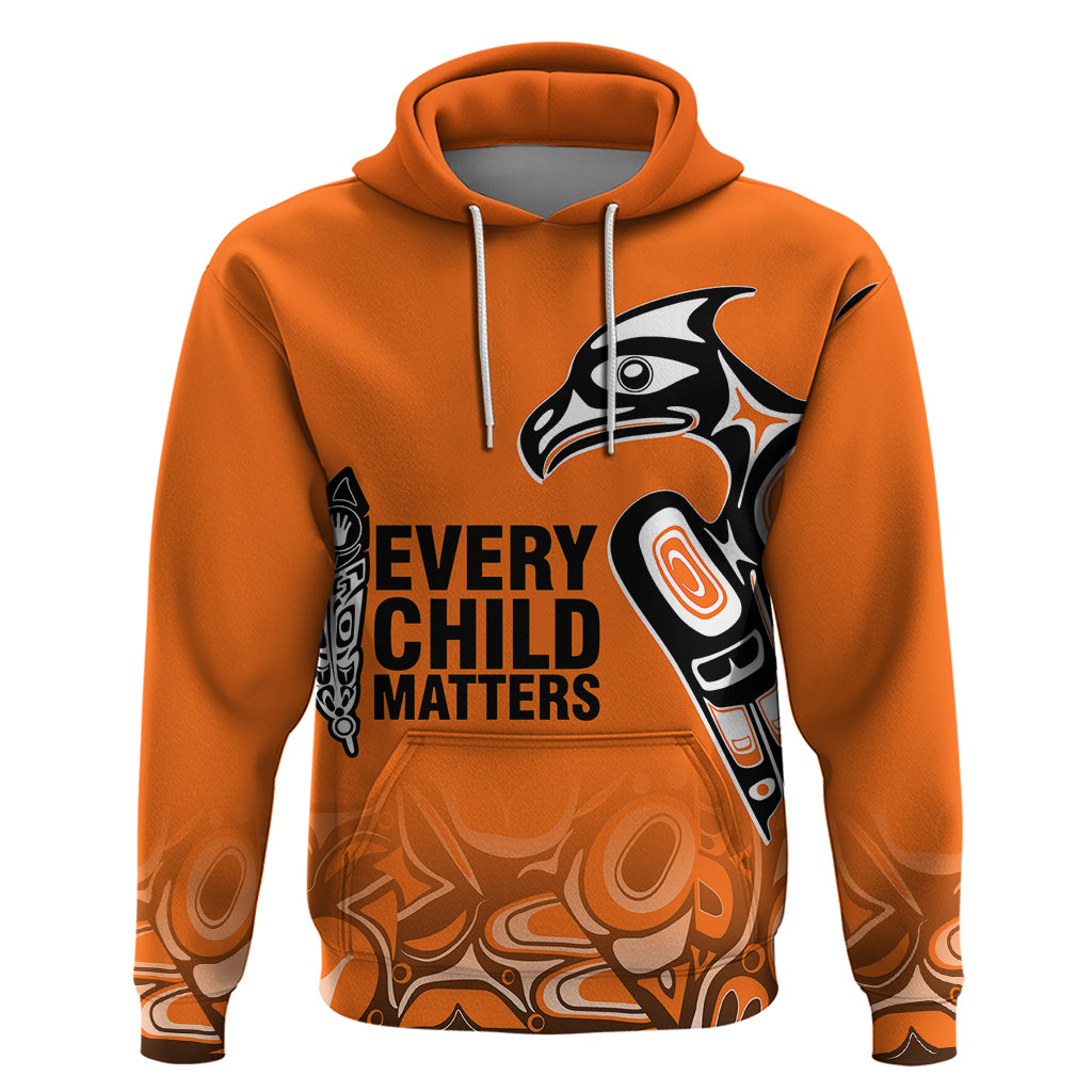 Canada Indigenous Hoodie Aboriginal Bird Art - Every Child Matters LT7