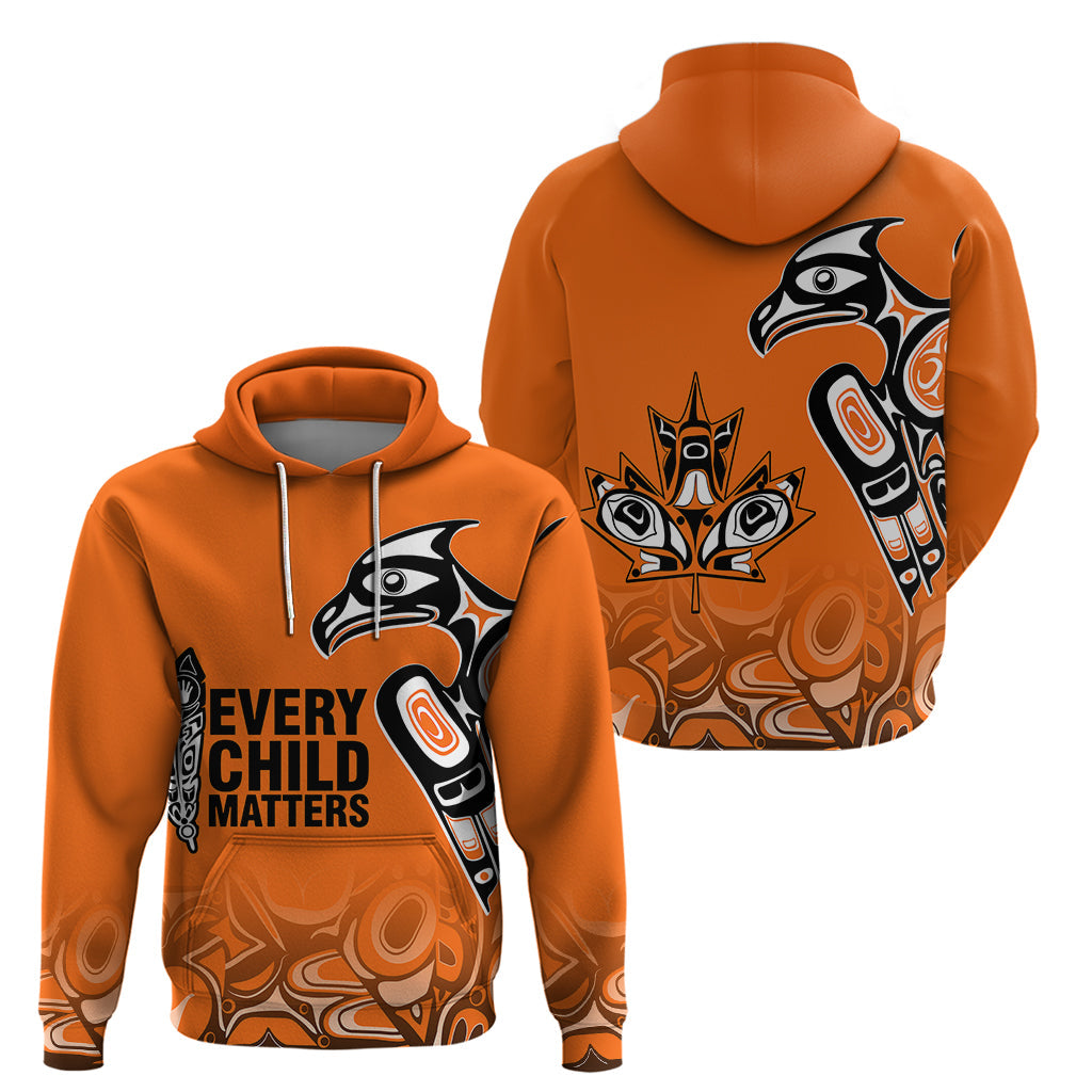 Canada Indigenous Hoodie Aboriginal Bird Art - Every Child Matters LT7