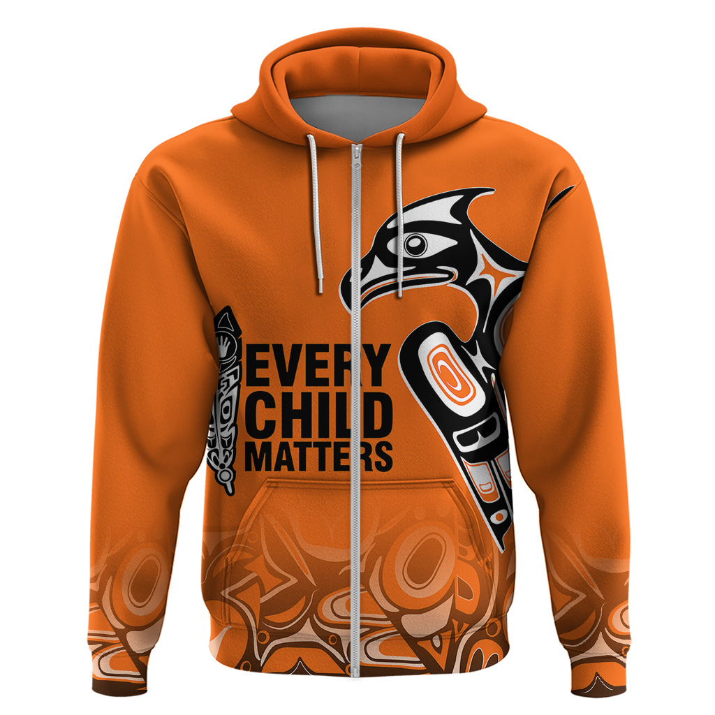 Canada Indigenous Hoodie Aboriginal Bird Art - Every Child Matters LT7