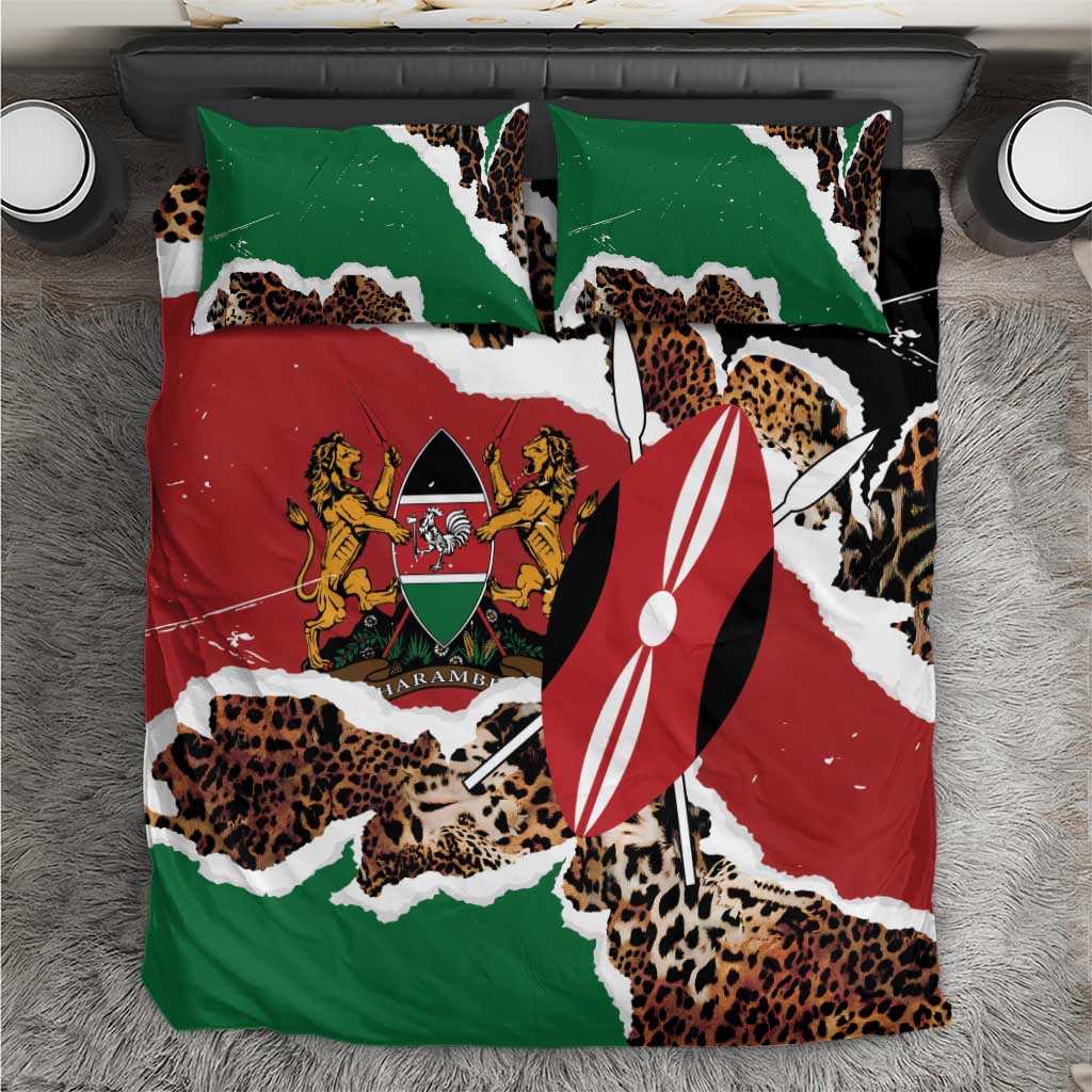 Kenya Bedding Set Mix Animal Skin Pattern Grunge Style LT7
