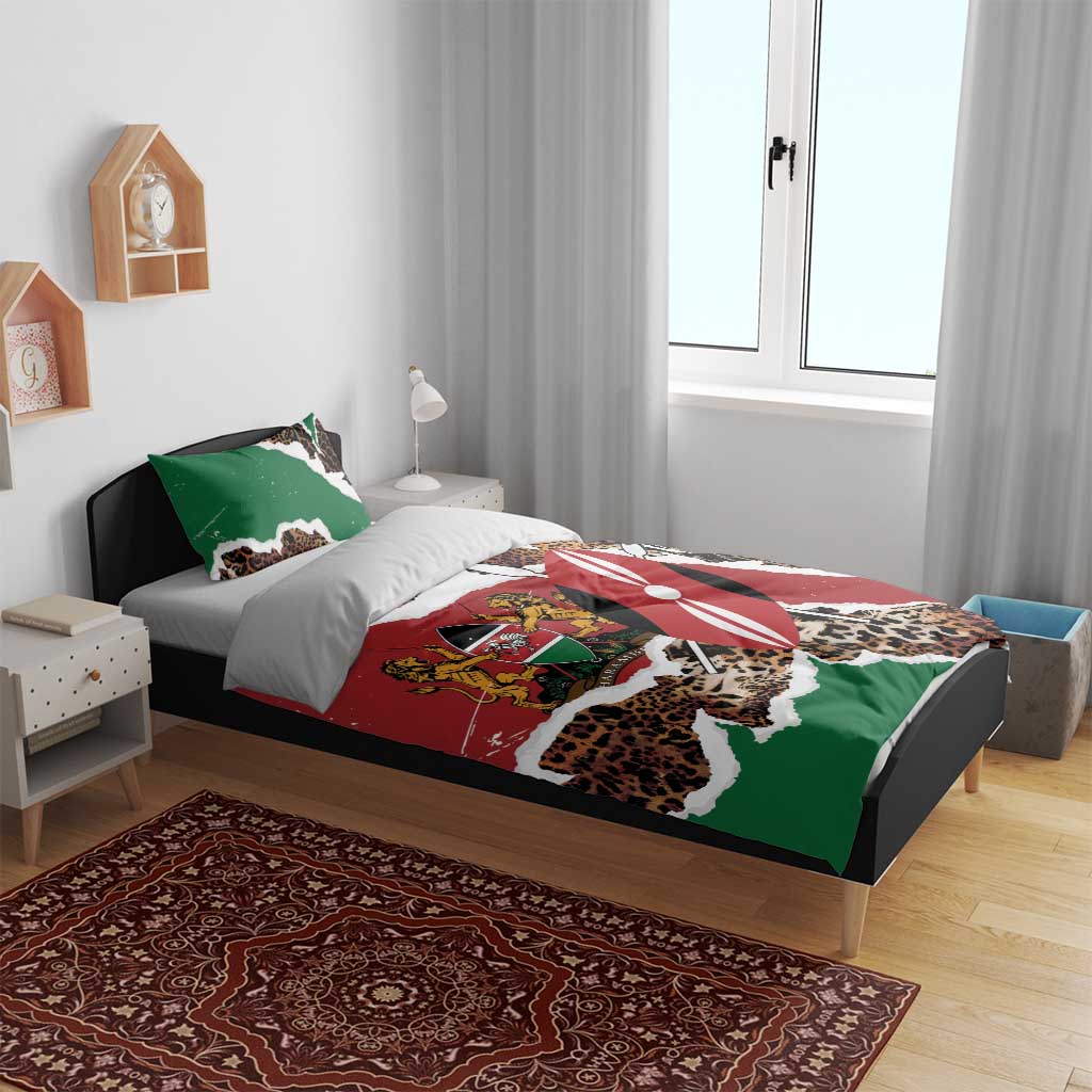 Kenya Bedding Set Mix Animal Skin Pattern Grunge Style LT7