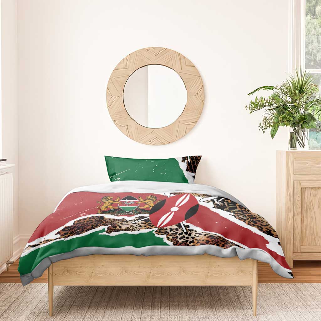 Kenya Bedding Set Mix Animal Skin Pattern Grunge Style LT7