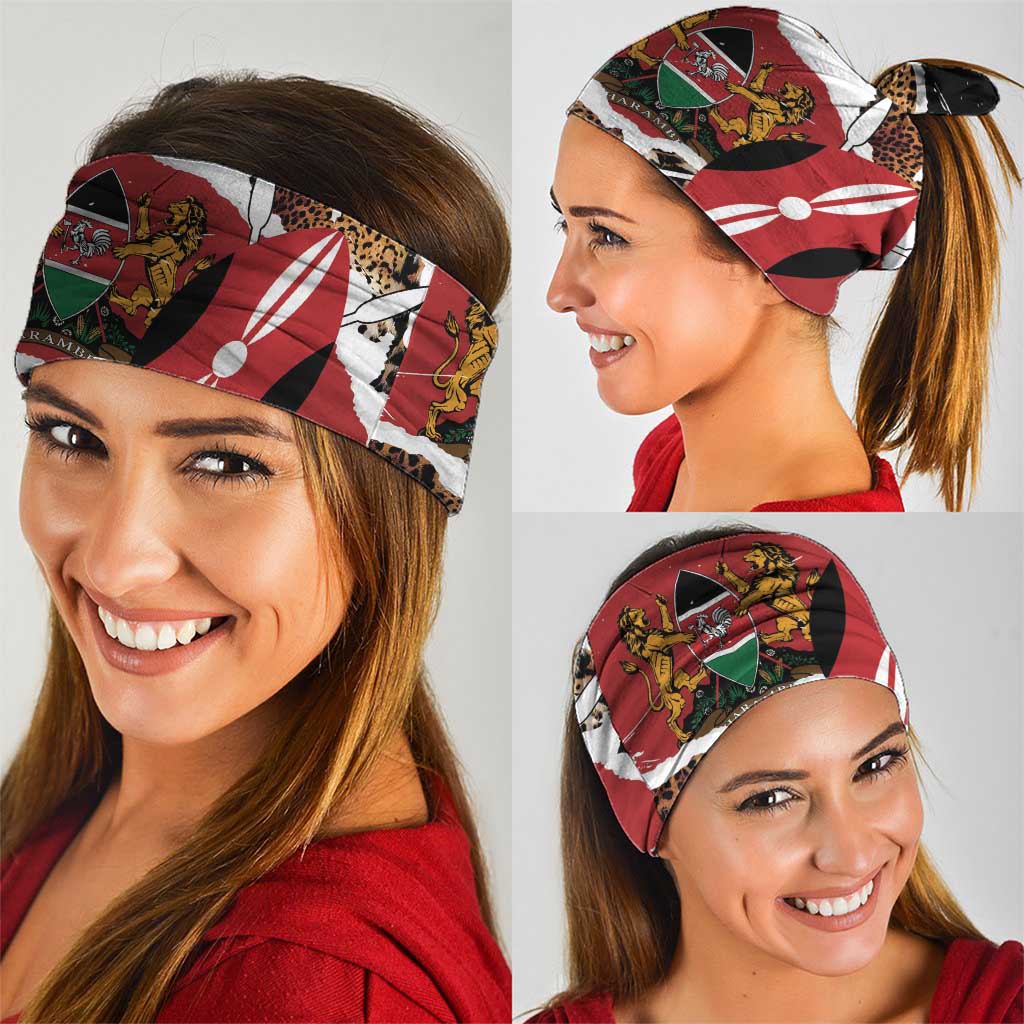 Kenya Grunge Neck Gaiter Mix Animal Skin Pattern LT7
