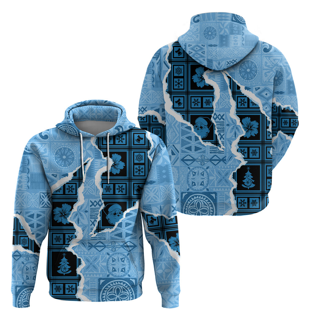 Bula Fiji Tapa Mix Christmas Hoodie Vintage Style LT7