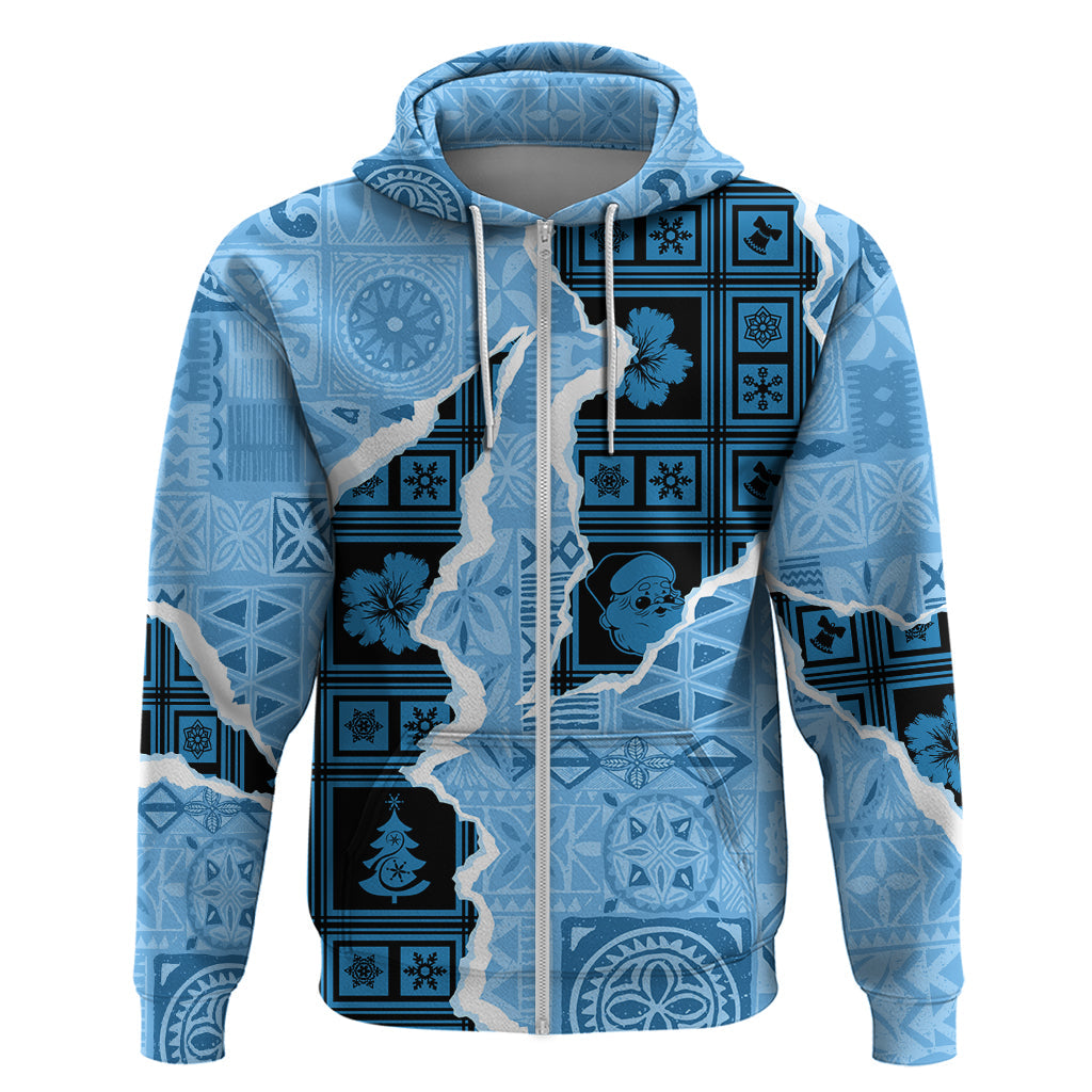 Bula Fiji Tapa Mix Christmas Hoodie Vintage Style LT7
