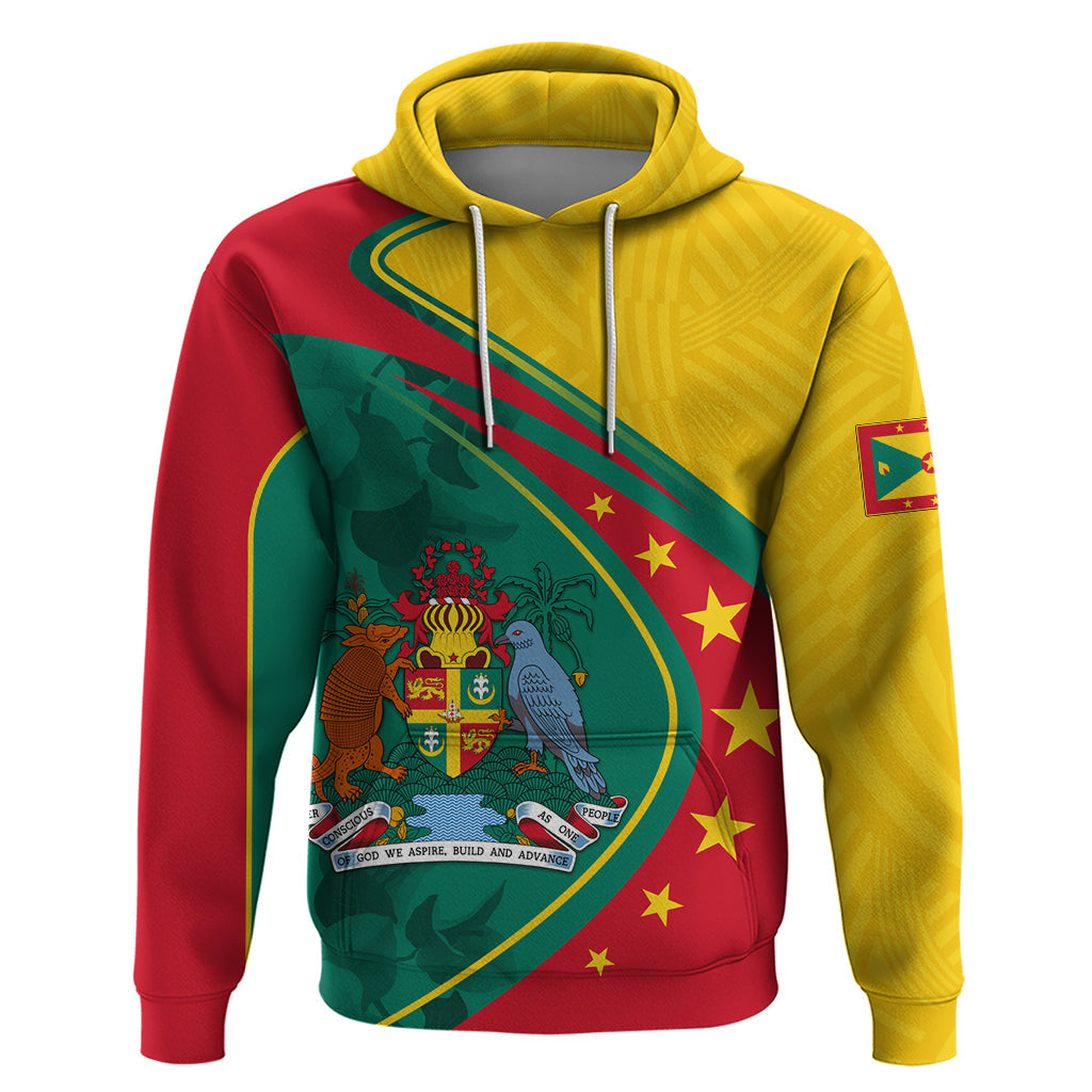 Grenada Hoodie Stars and Bougainvillea LT7