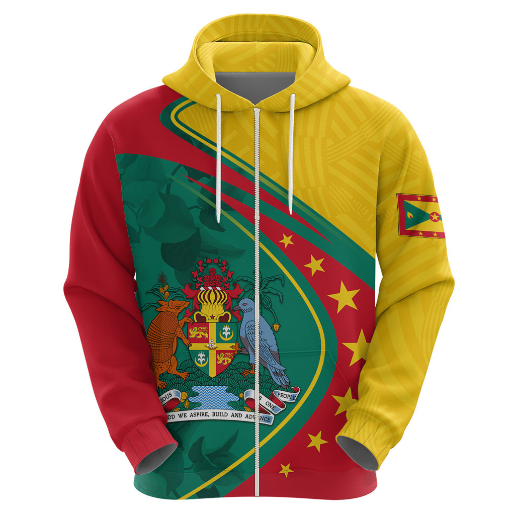 Grenada Hoodie Stars and Bougainvillea LT7