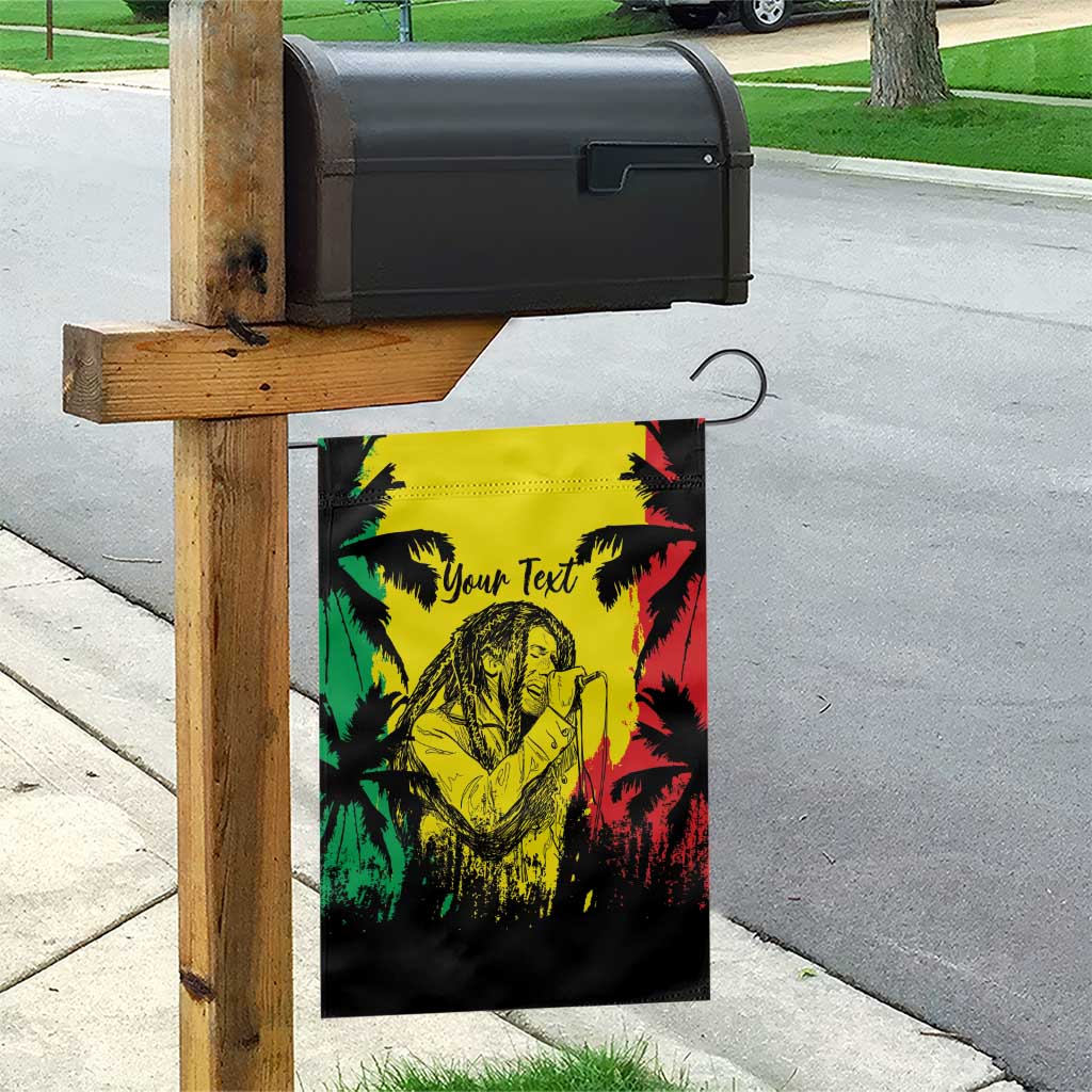 Reggae Soul B.Marley Personalized Garden Flag Tropical Grunge LT7