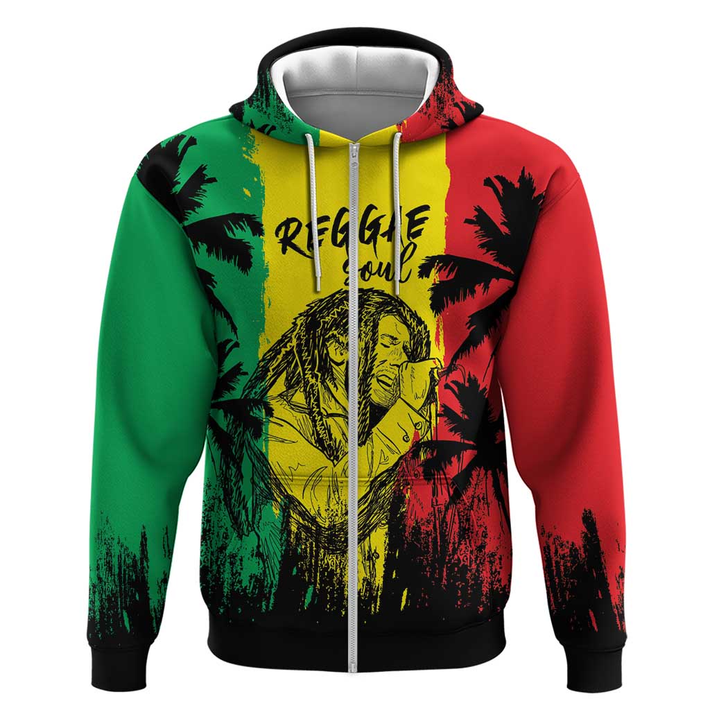 Reggae Soul B.Marley Personalized Hoodie Tropical Grunge LT7