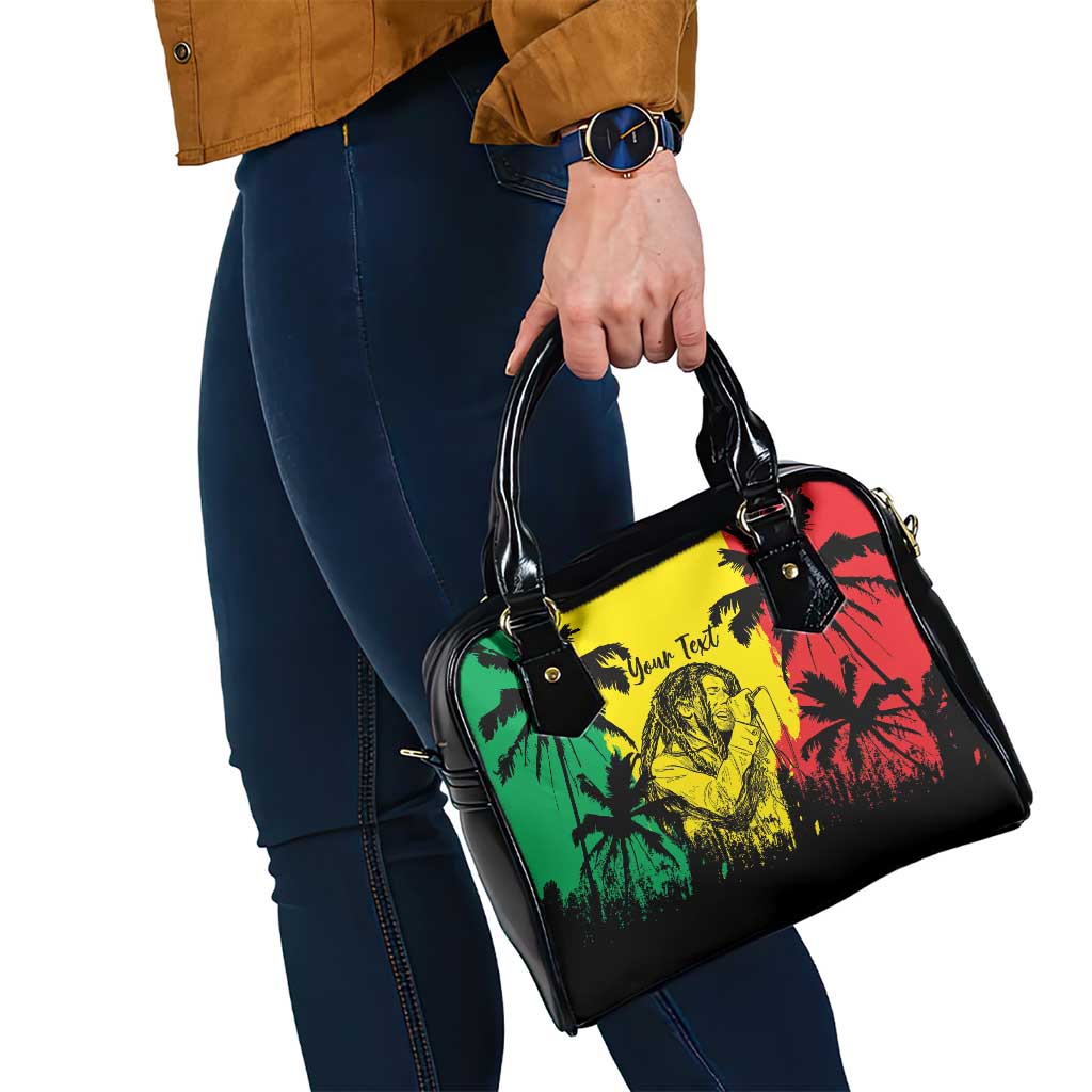Reggae Soul B.Marley Personalized Shoulder Handbag Tropical Grunge LT7