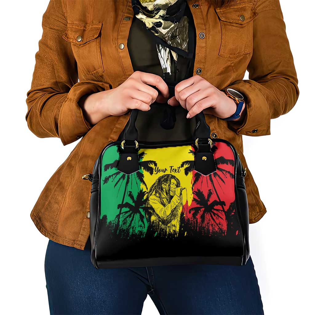 Reggae Soul B.Marley Personalized Shoulder Handbag Tropical Grunge LT7
