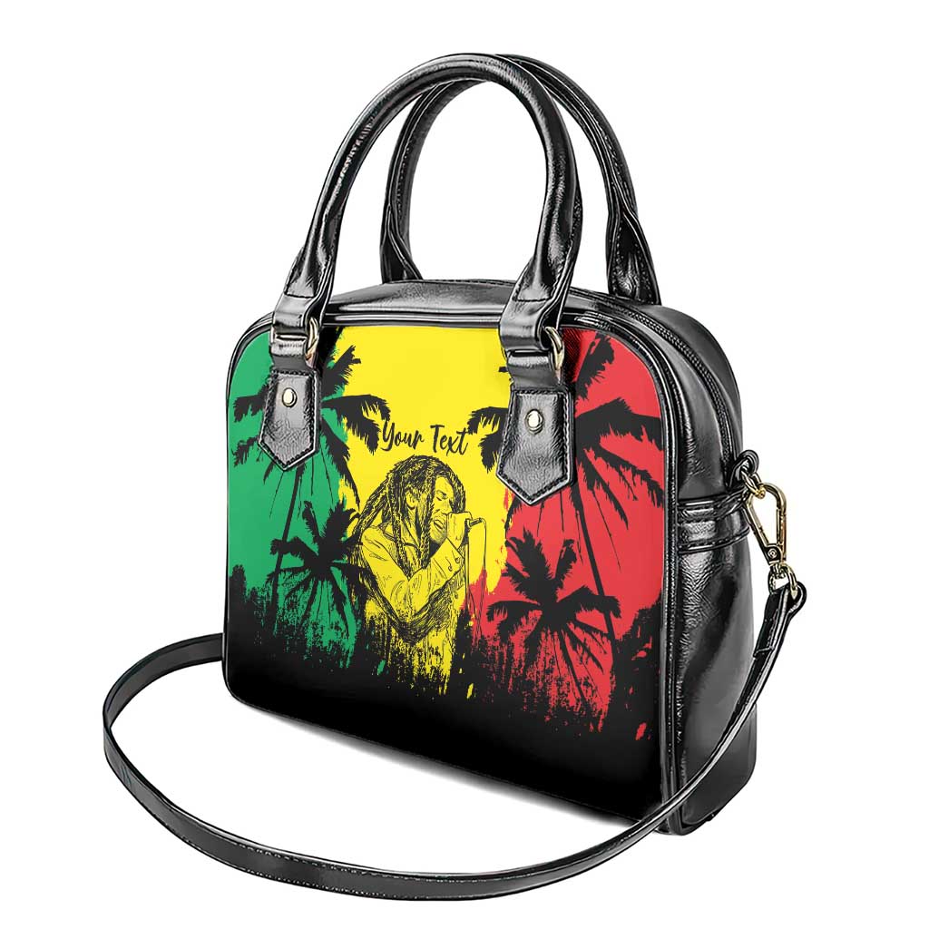 Reggae Soul B.Marley Personalized Shoulder Handbag Tropical Grunge LT7