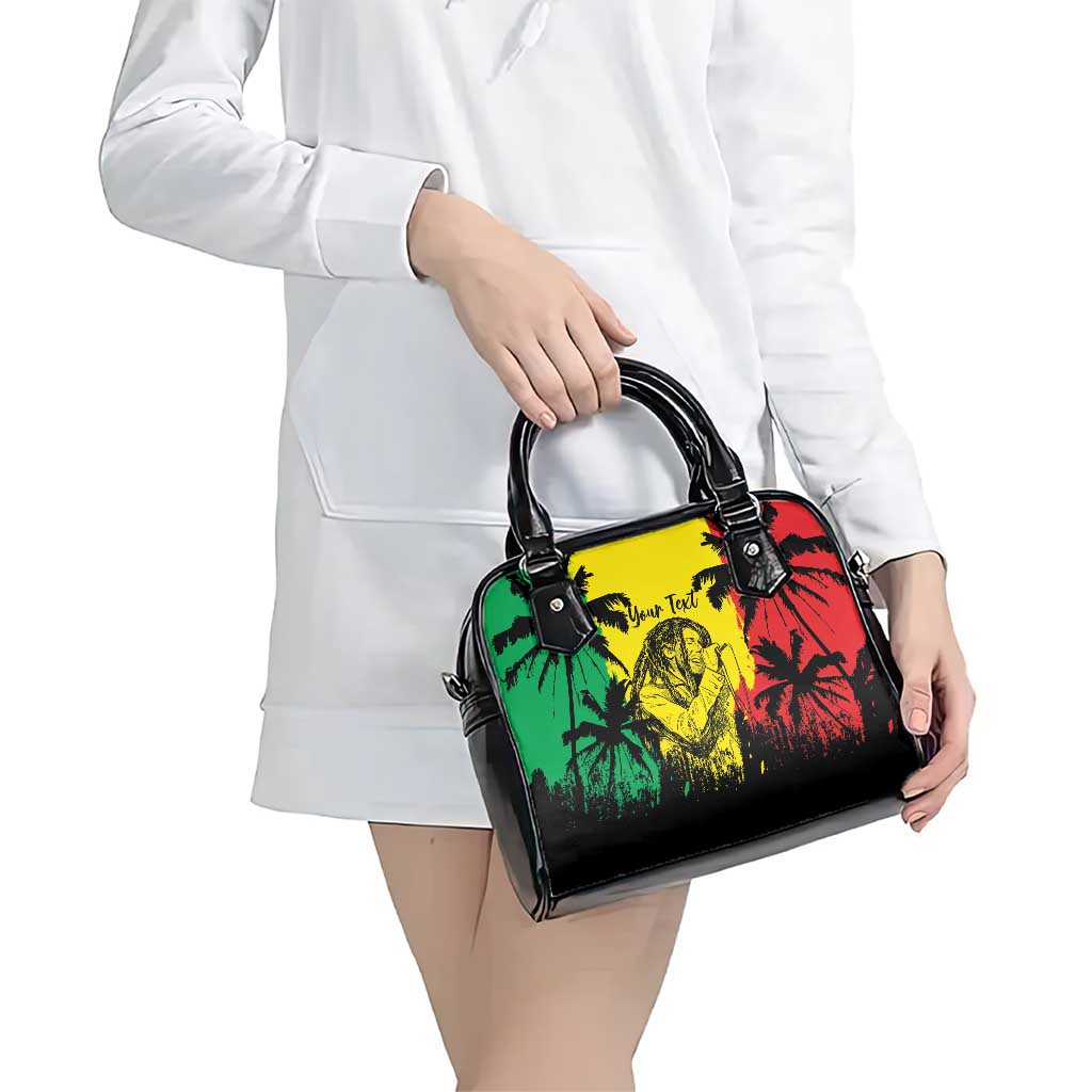 Reggae Soul B.Marley Personalized Shoulder Handbag Tropical Grunge LT7
