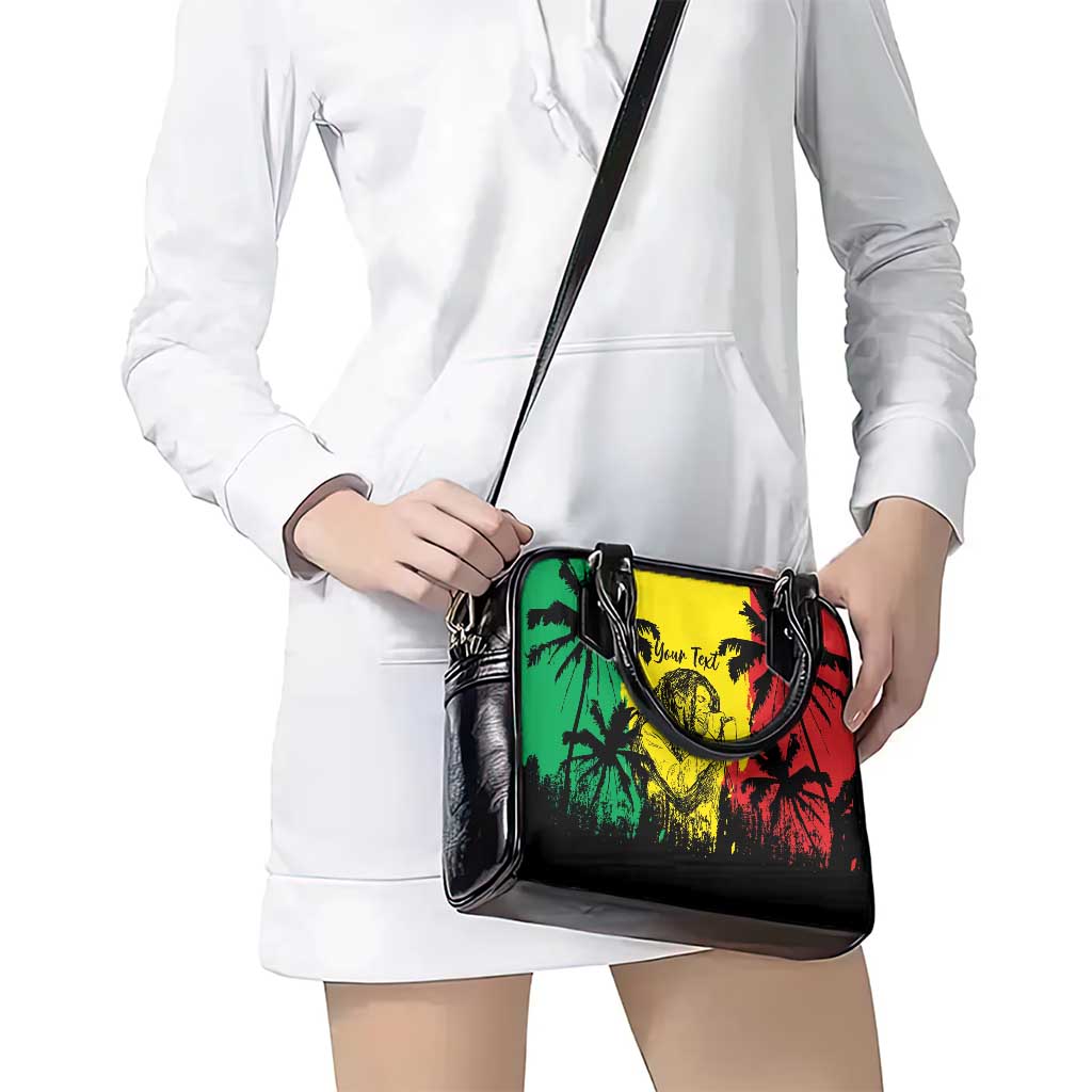 Reggae Soul B.Marley Personalized Shoulder Handbag Tropical Grunge LT7