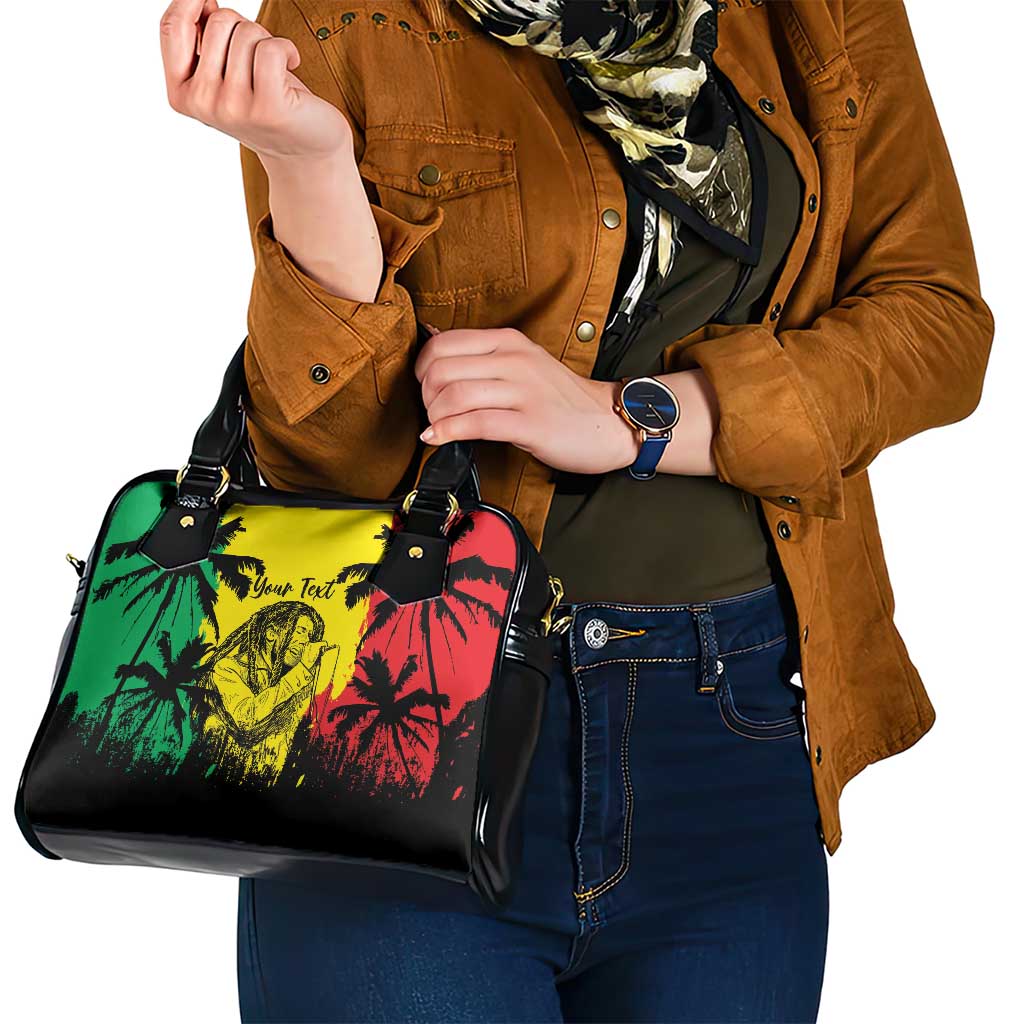 Reggae Soul B.Marley Personalized Shoulder Handbag Tropical Grunge LT7