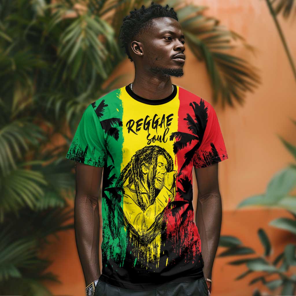 Reggae Soul B.Marley Personalized T shirt Tropical Grunge LT7